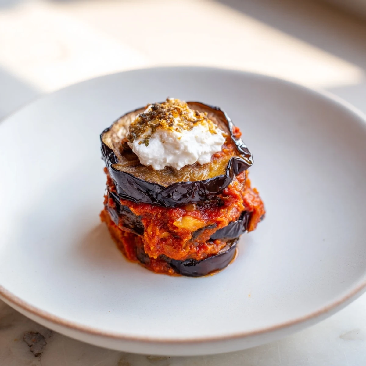 Heirloom eggplant and fresh herbs make up this Borani Banjan recipe, ready to serve with fluffy basmati rice or warm naan bread.
