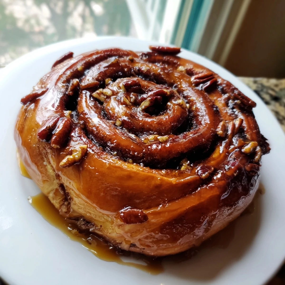 Soft pillowy Vietnamese cinnamon date sticky buns showcasing swirled layers and sweet date filling