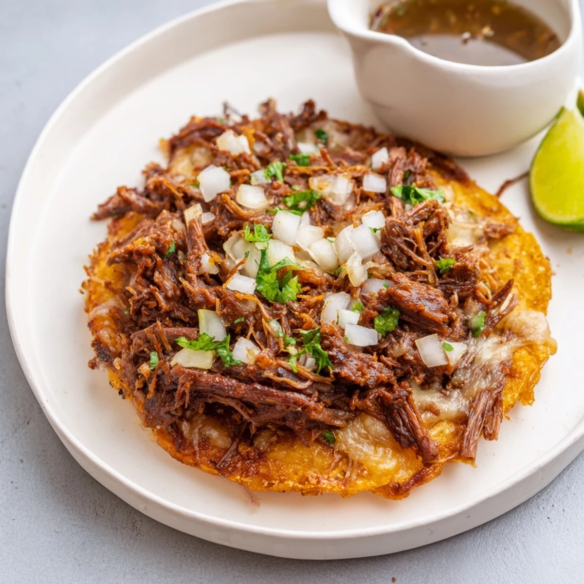 Super Crispy Birria Tacos Recipe with juicy shredded beef and golden crunch