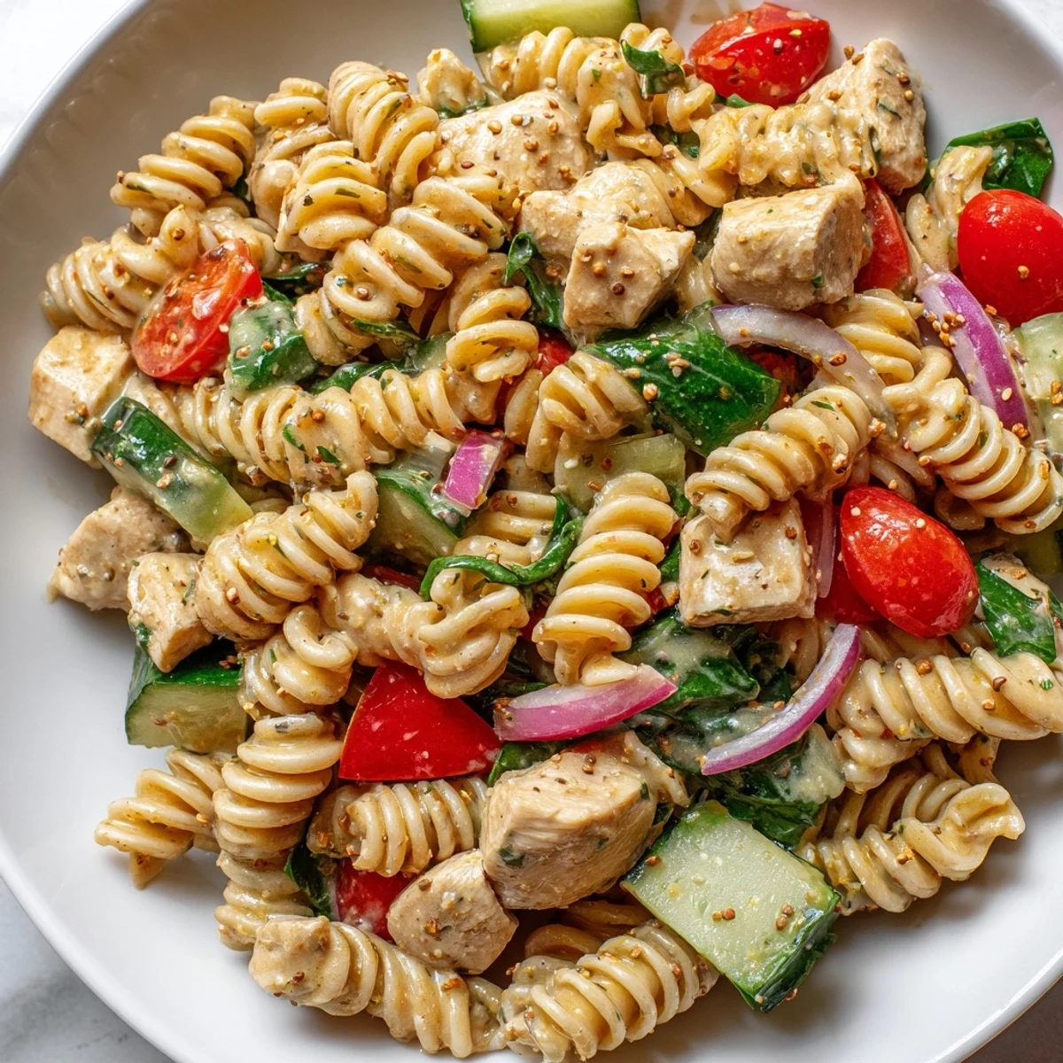 Honey Mustard Chicken Pasta