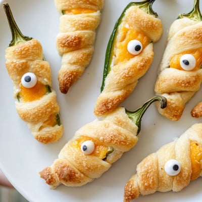 Mummy Jalapeno Poppers